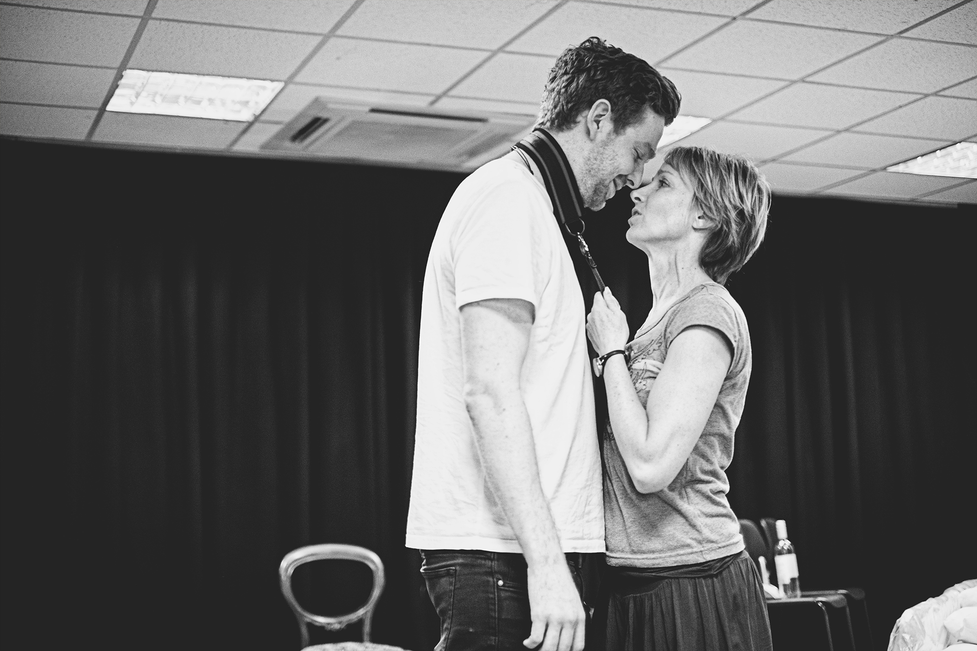 TB Matt Beveridge and Johanne Murdock in rehearsals for The ToyBoy Diaries 2 credit Claire Bilyard
