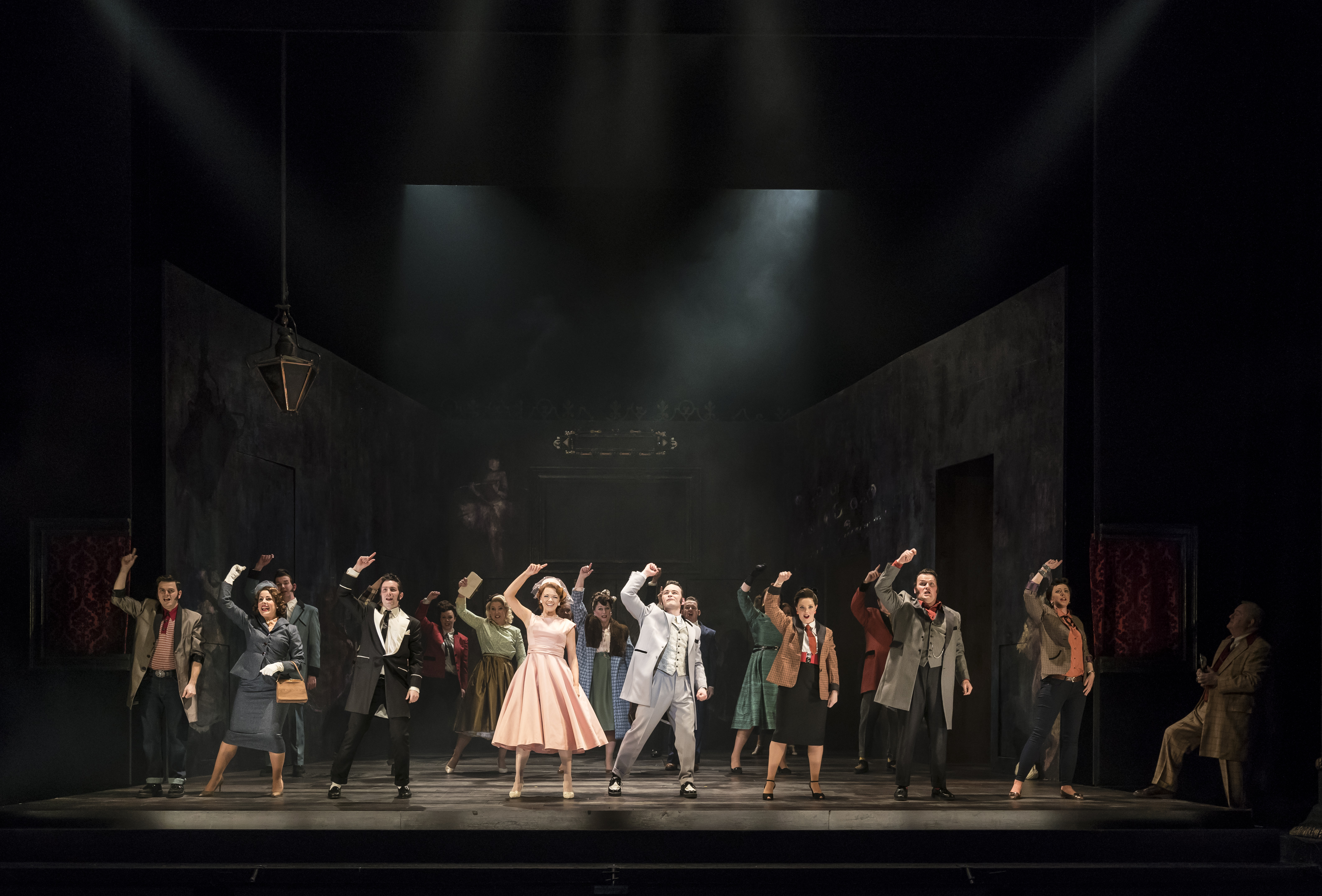 DON GIOVANNI_OPERA NORTH Don Giovanni; William Dazeley, Leporello; John Savournin, Donna Anna; Jennifer Davis, Don Ottavio; Nicholas Watts, Donna Elvira; Elizabeth Atherton, Zerlina Kathryn Rudge, Masetto; Ross McInroy, Co