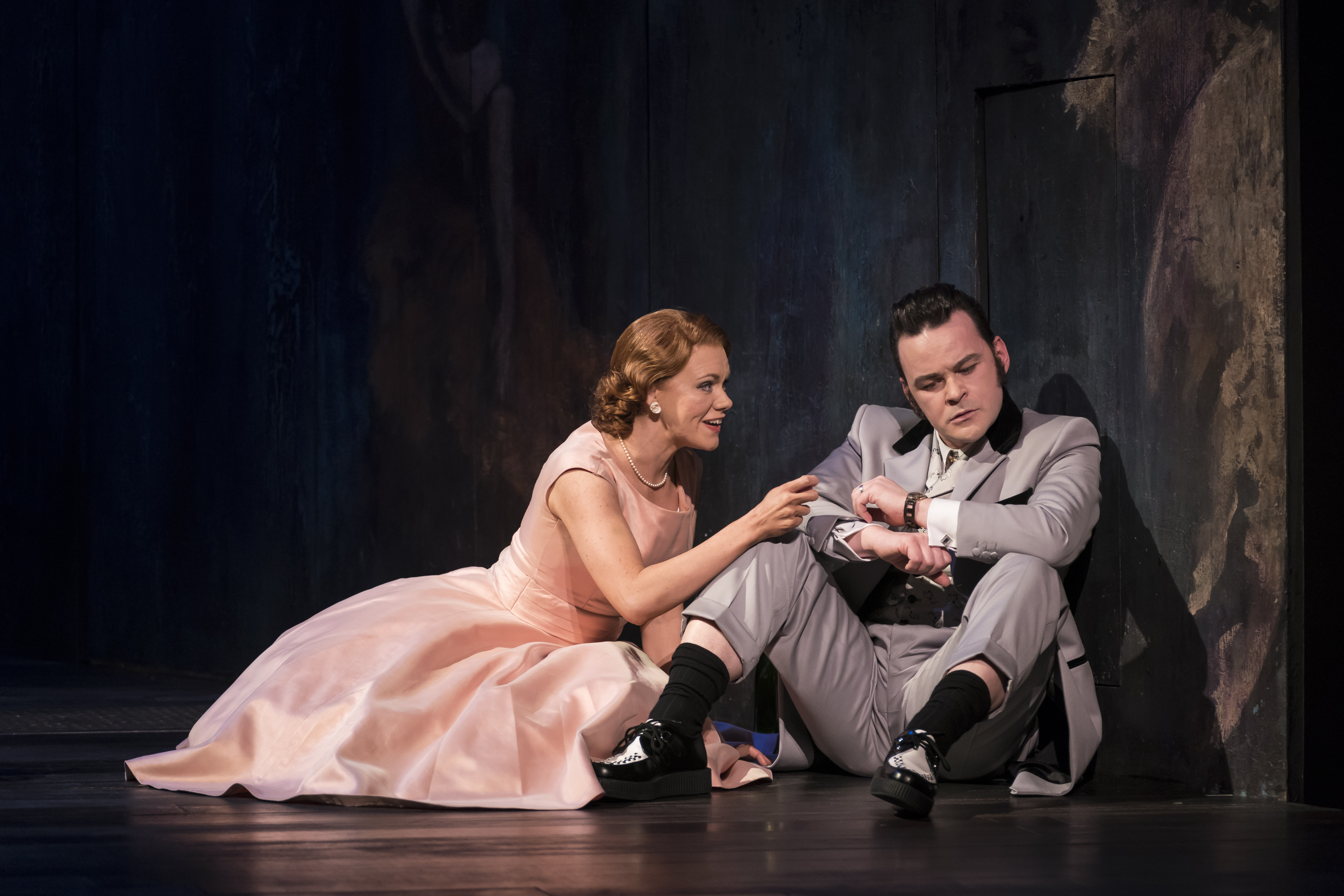 DON GIOVANNI_OPERA NORTH Don Giovanni; William Dazeley, Leporello; John Savournin, Donna Anna; Jennifer Davis, Don Ottavio; Nicholas Watts, Donna Elvira; Elizabeth Atherton, Zerlina Kathryn Rudge, Masetto; Ross McInroy, Co