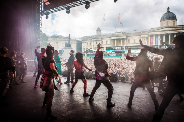 Cast of Bat Out Of Hell performing at West End Live 2017 (c) Pamela Raith