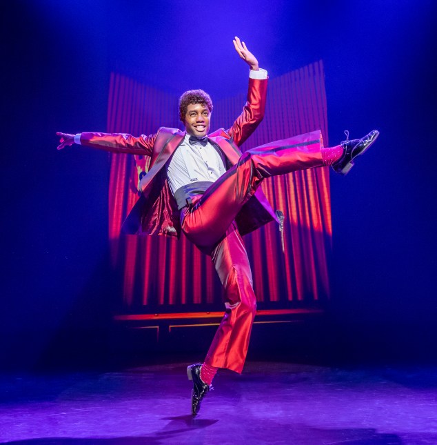 16. MOTOWN THE MUSICAL. Reece Richards 'Jackie Wilson'. Photo Tristram Kenton