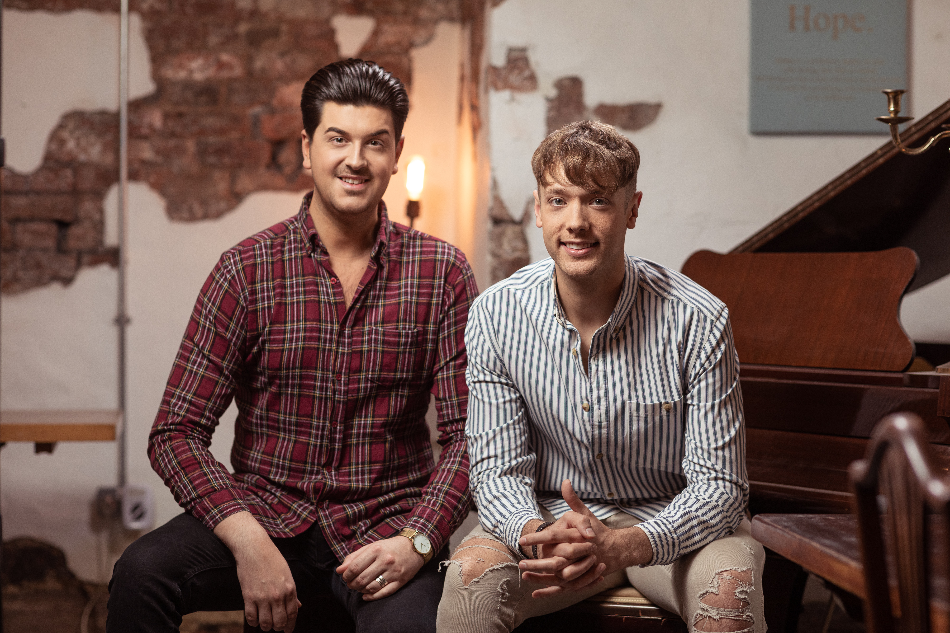 Joseph Houston and William Whelton at Hope Mill Theatre. Photo Phil Tragen Photography